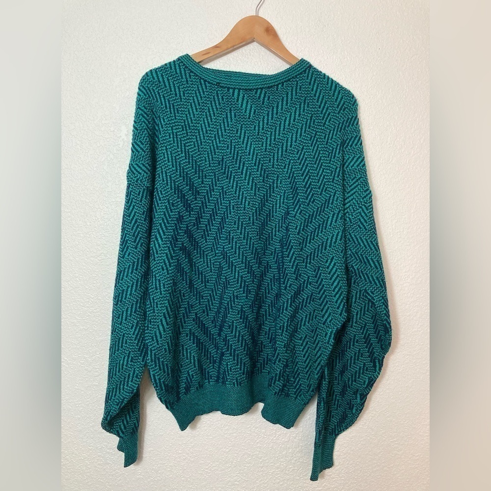 Vintage Men’s Store TALL XL crewneck sweater 100% acrylic geometric